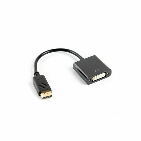 Adapter DisplayPort auf DVI Lanberg AD-0007-BK Schwarz 10 cm