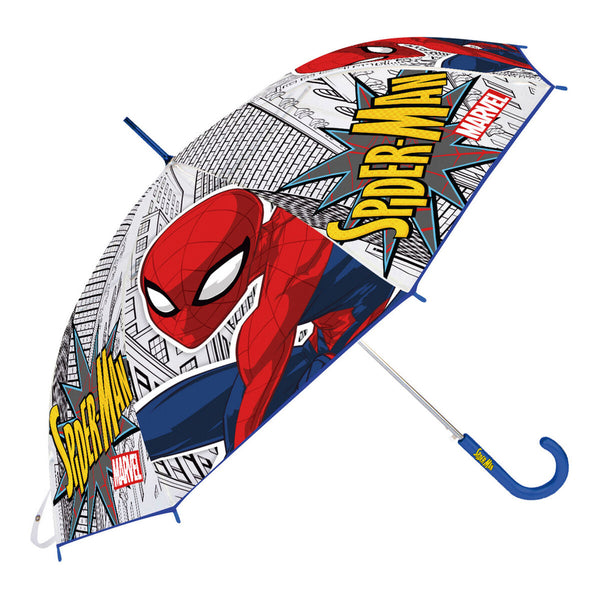 Regenschirm Spider-Man Great power Blau Rot