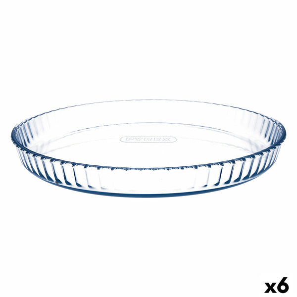 Backform Pyrex Classic Vidrio Durchsichtig Glas Eben rund 31 x 31 x 4 cm 6 Stück