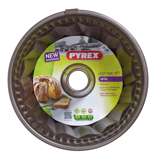 Backform Pyrex Asimetria Schwarz Metall Ring